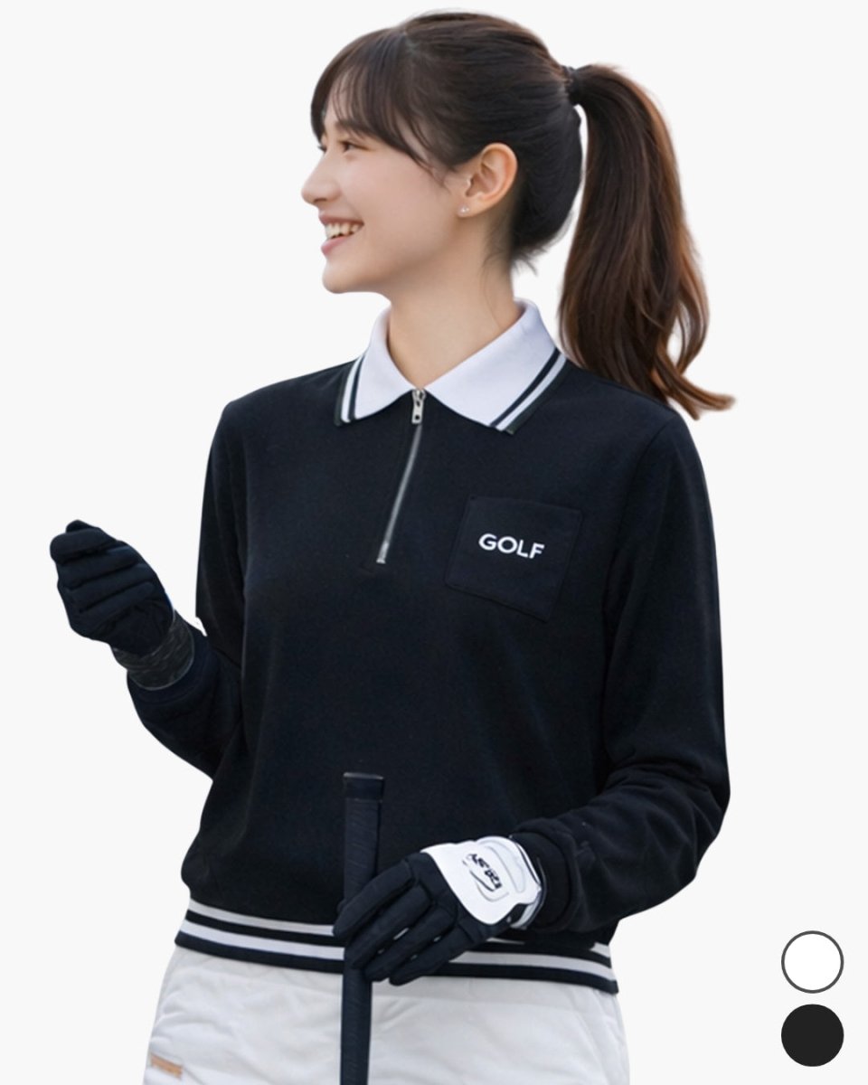 ポロカラー ジップアップポロシャツ CH932 – Chamule