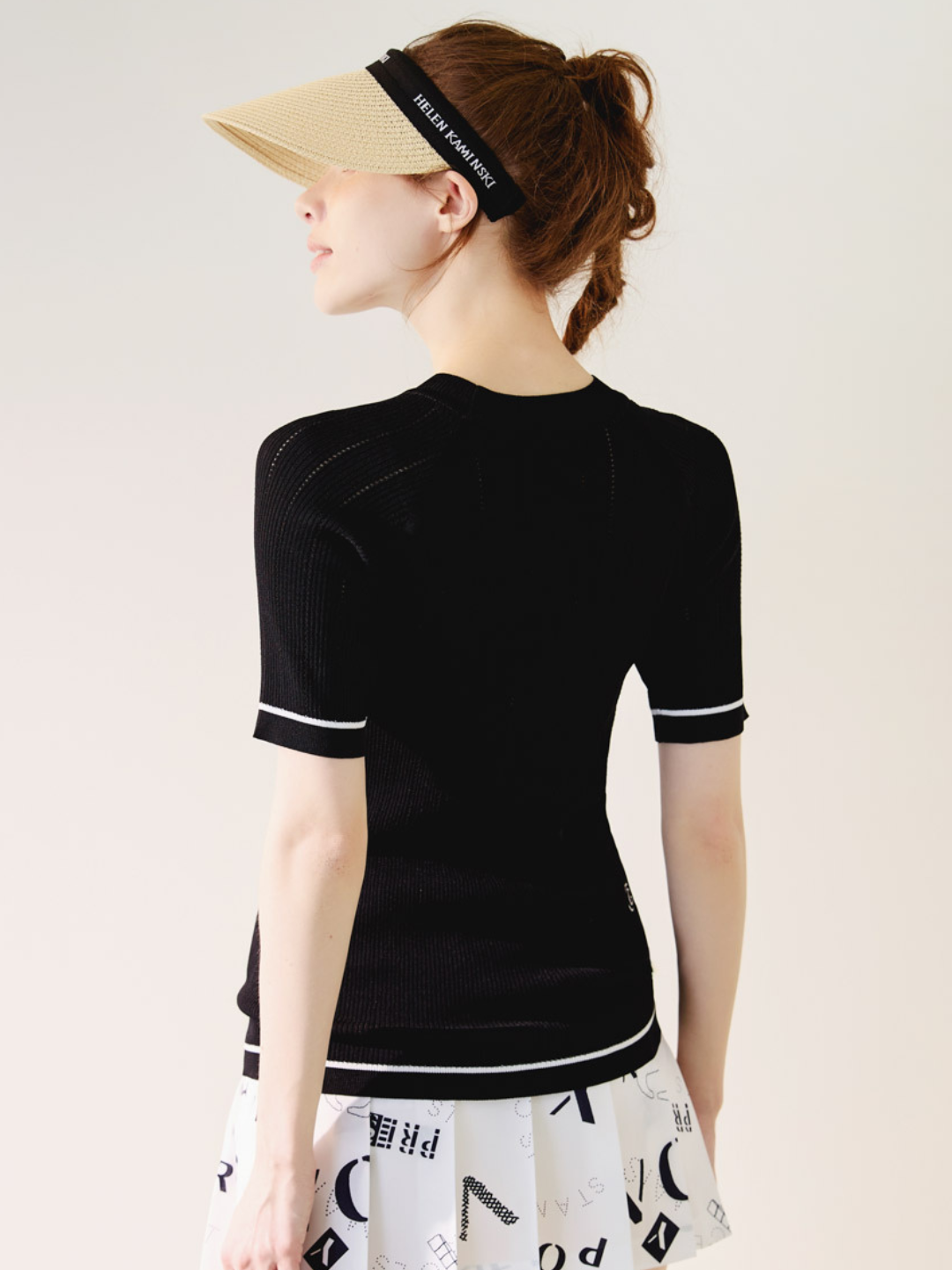 Maglia a coste cool touch see-through CH288