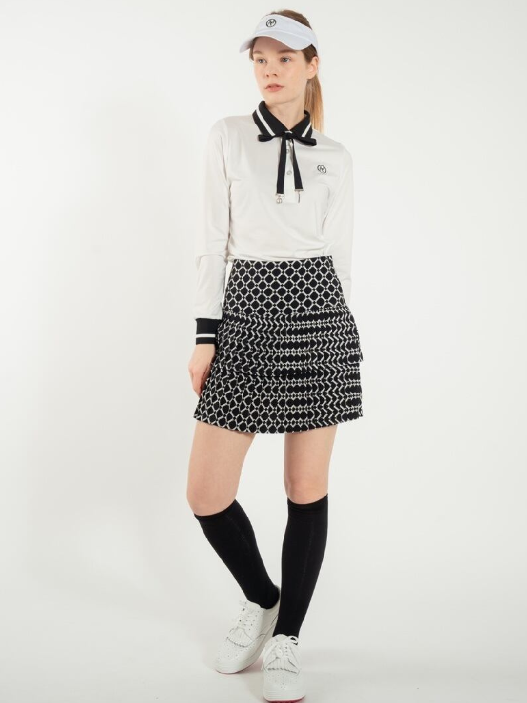 Double pleated skirt CH297