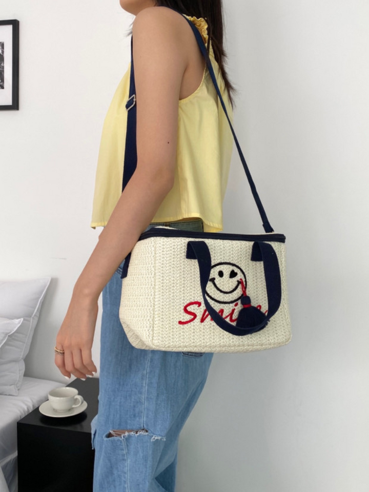 Smile cold/thermal bag (Beige/White) CH316