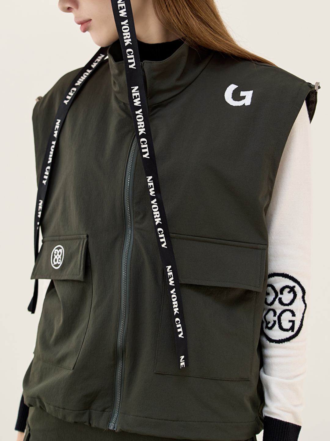 GQ Golf Pocket Zip Vest CH616