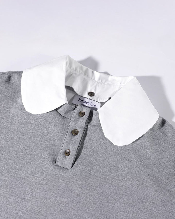 カラーポイントスウェットゴルフセットアップ 【上下2点セット】 CH842 - Chamule