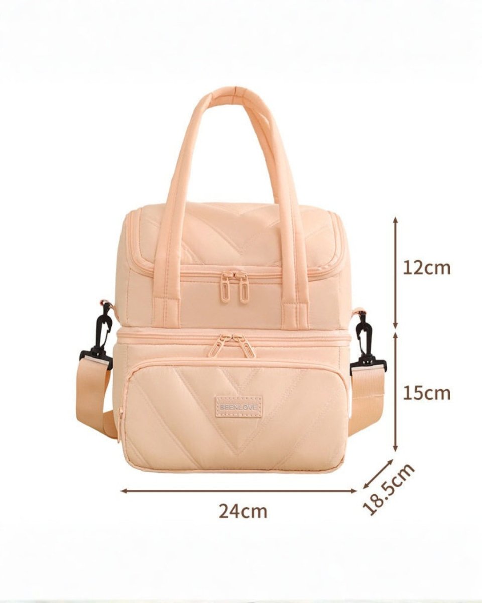 2段式スクエア保温・保冷バッグ　CH996 - Chamule