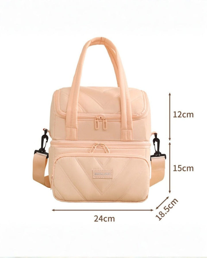 2段式スクエア保温・保冷バッグ　CH996 - Chamule