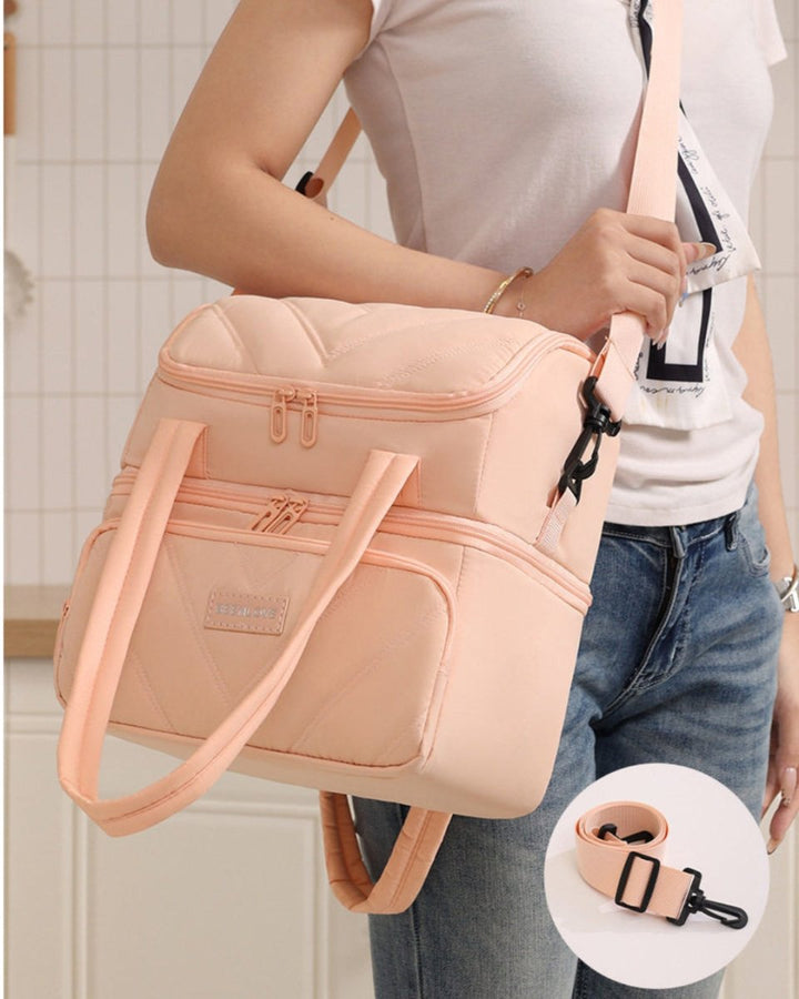 2段式スクエア保温・保冷バッグ　CH996 - Chamule