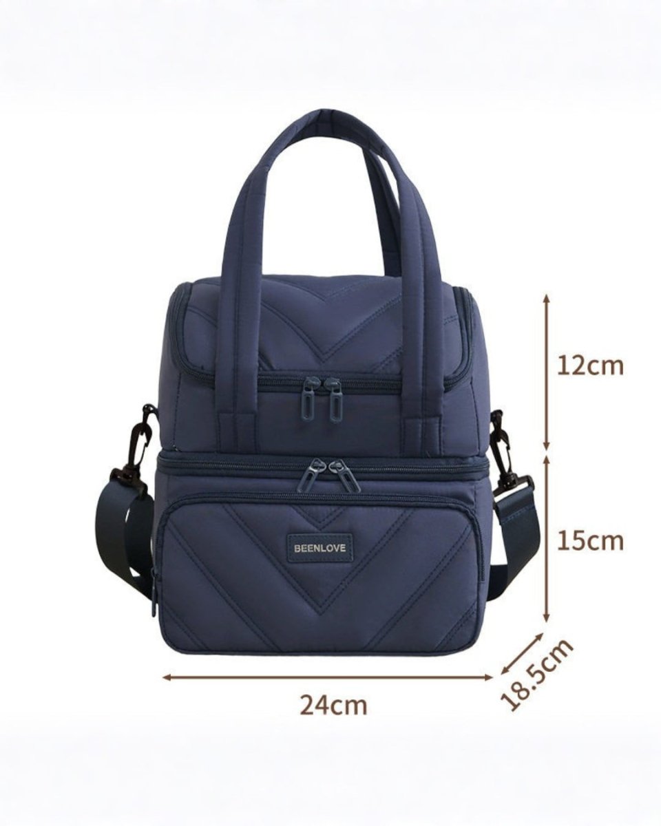 2段式スクエア保温・保冷バッグ　CH996 - Chamule