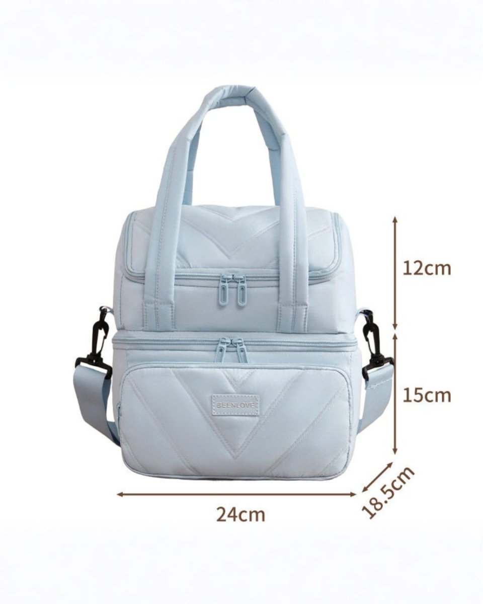 2段式スクエア保温・保冷バッグ　CH996 - Chamule