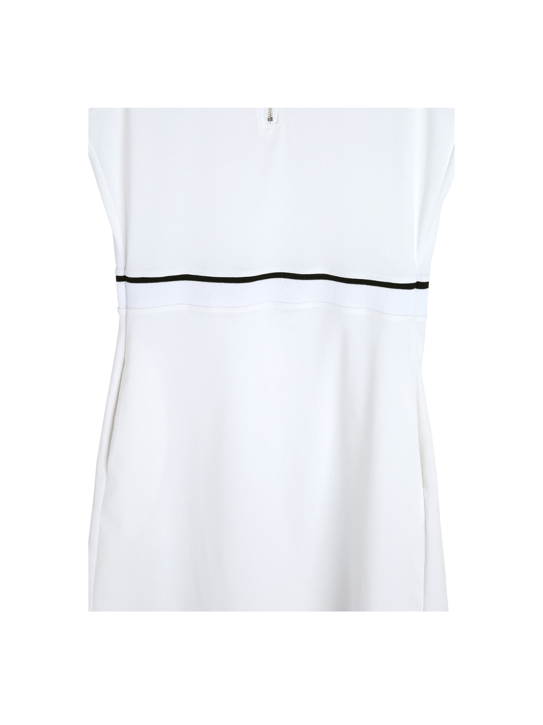 Half zip elastic waist dress CH354
