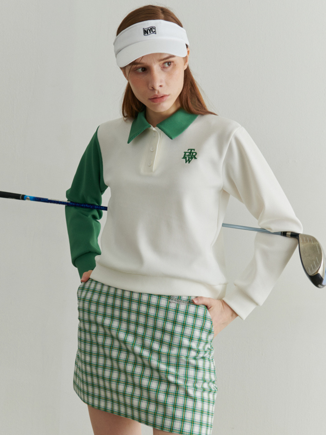 와플 골프 폴로 컬러 티셔츠 CH430