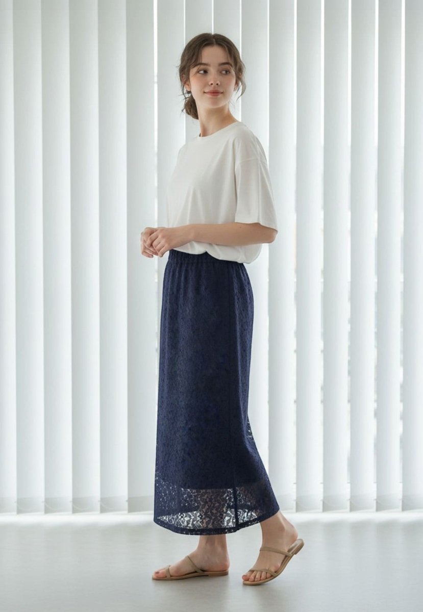 2Wayレース二部式浴衣　3点セット - Chamule