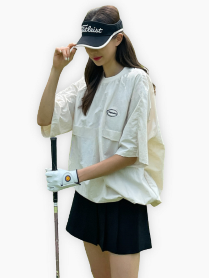 Vêtements de golf à manches courtes en nylon CH349