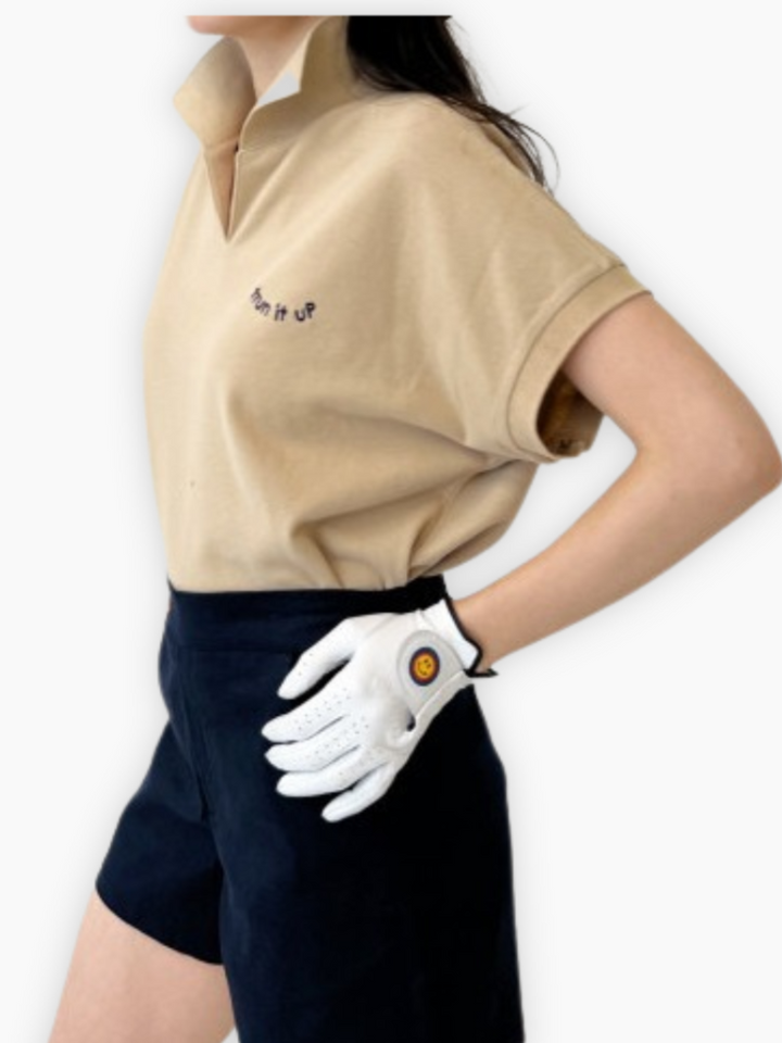 韩国高尔夫球 Tee-Up 彩色 T 恤 CH382