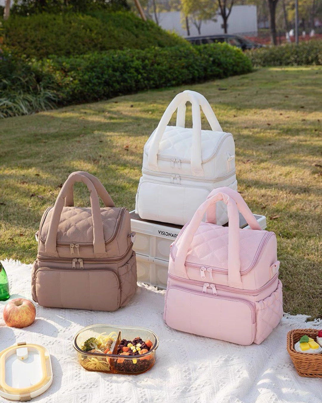 2層式 保冷・保温ランチバッグ（大容量11.8L）　CH992
