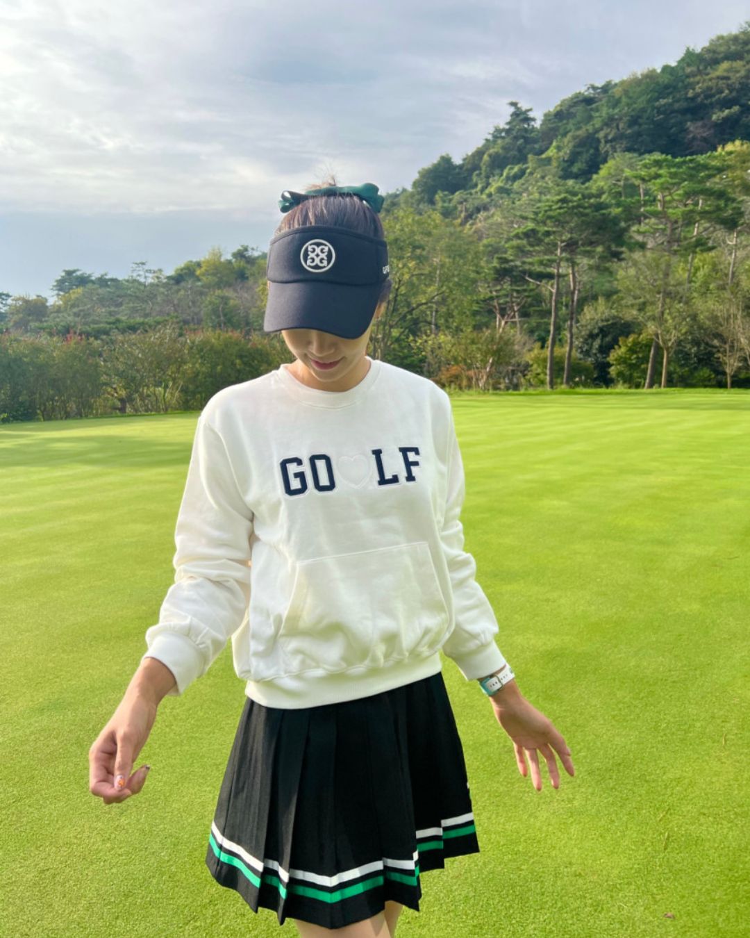 ハートゴルフスウェットトップス　CH870