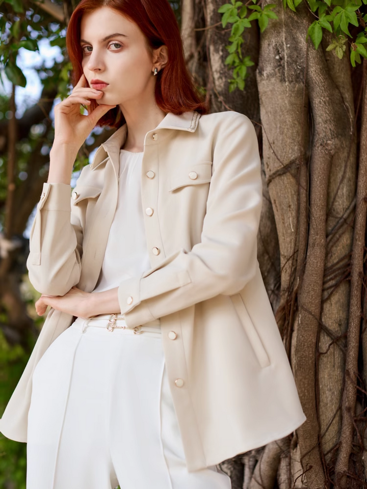Golf white lace jacket CH615