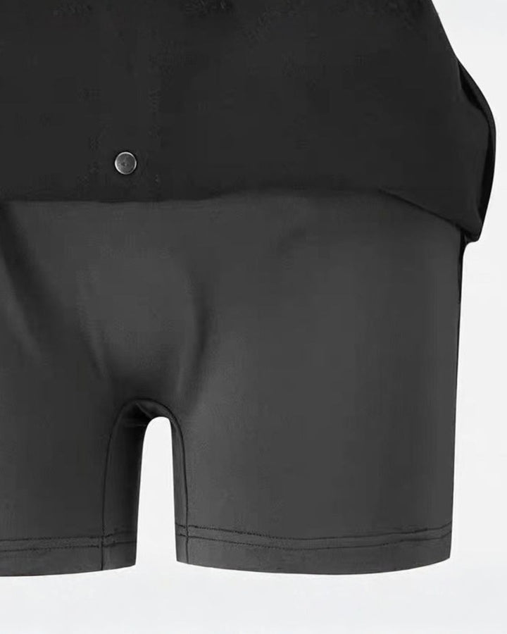 バイカラーポケットAラインゴルフスカート　CH1223