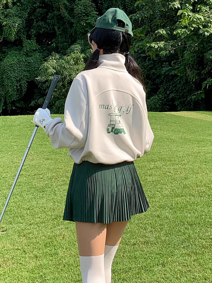 High neck golf top + skirt CH814