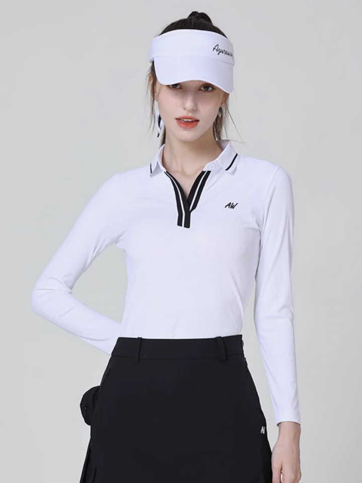 High neck golf knit CH812