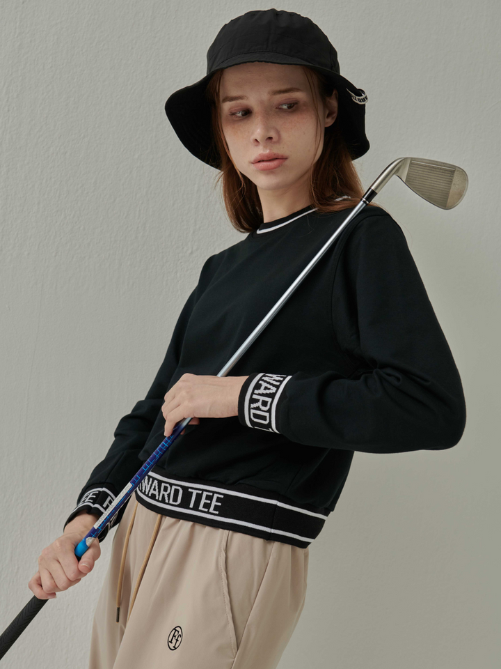 Piccola/GOLF 2 色徽标罗纹高尔夫运动衫 T CH432