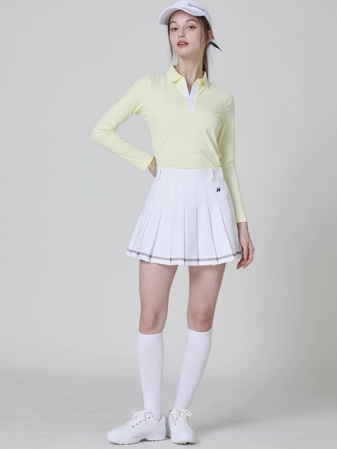 High neck golf knit CH812