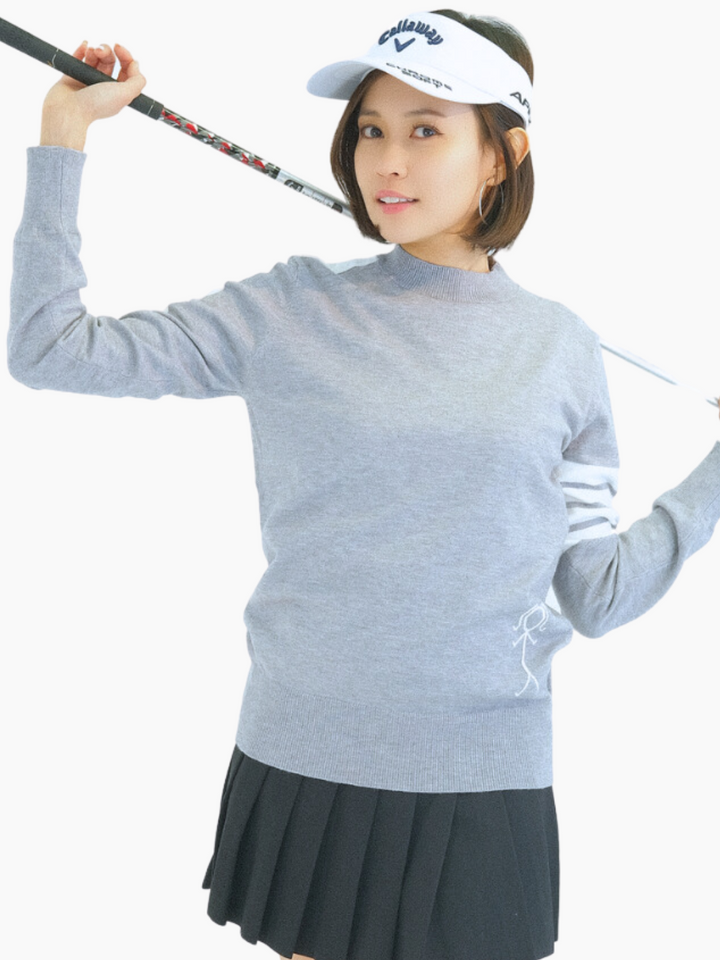 圆形高尔夫针织衫 si006