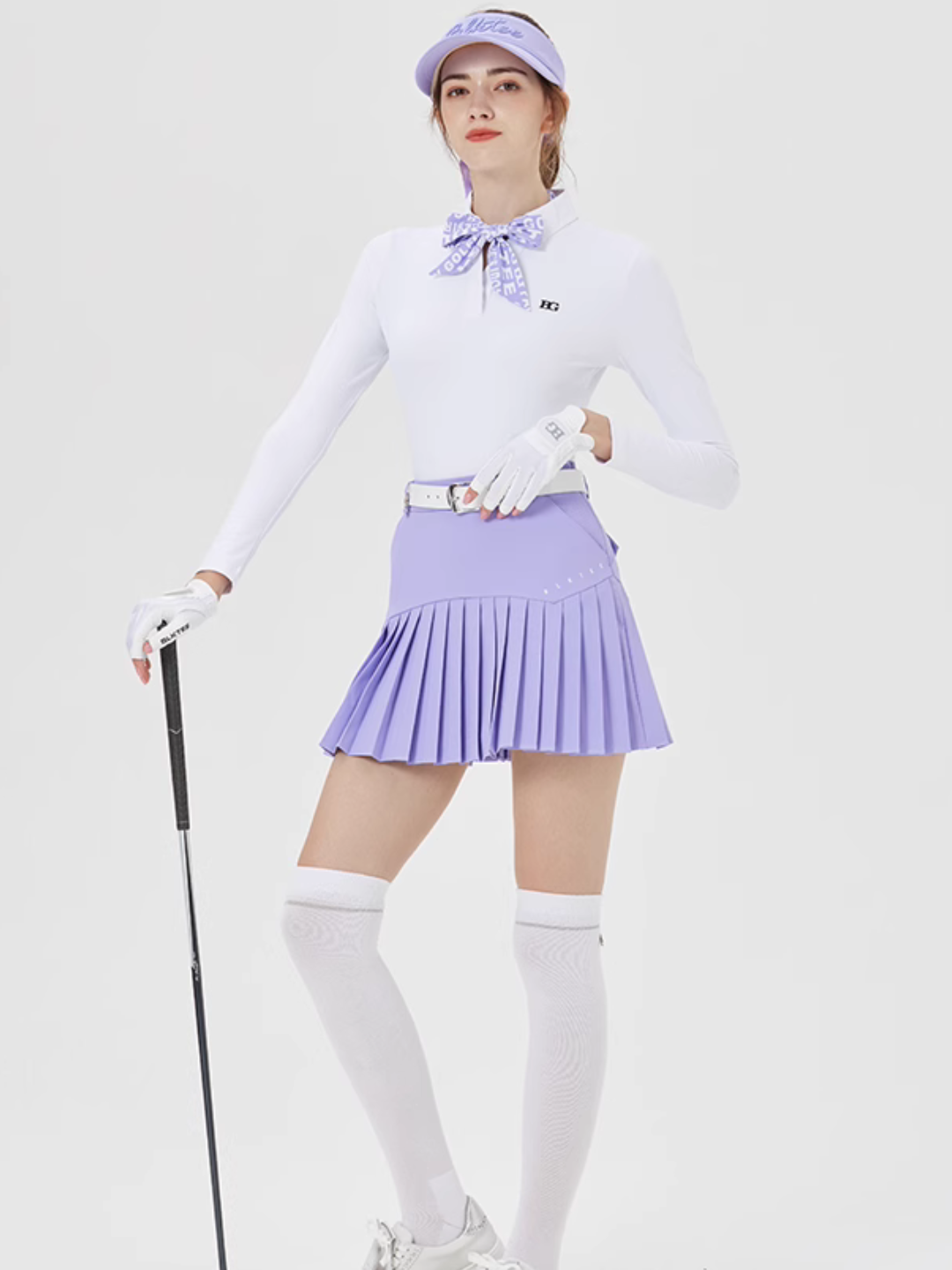 ゴルフウェアレディース韓国セットアップ CH438