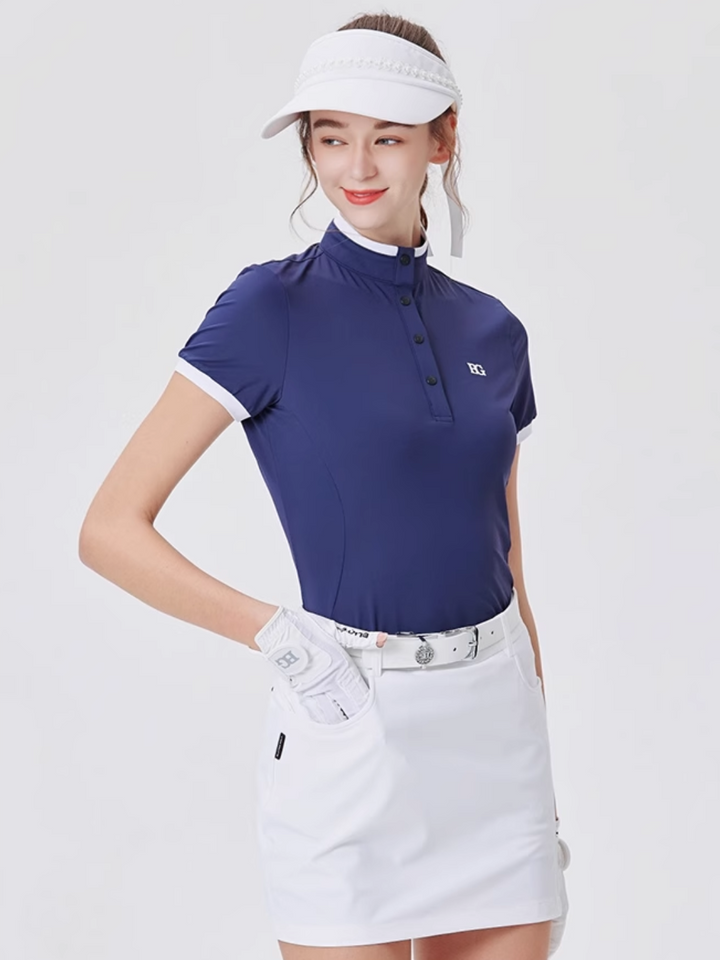 Stand collar golf polo CH621