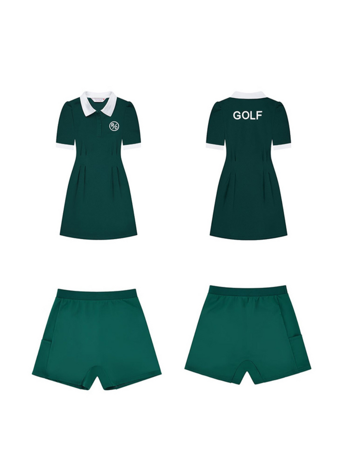 Short sleeve golf polo dress CH650 