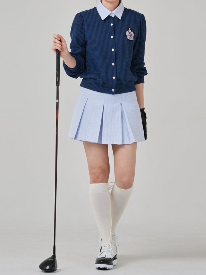Cardigan de golf à col polo CH619