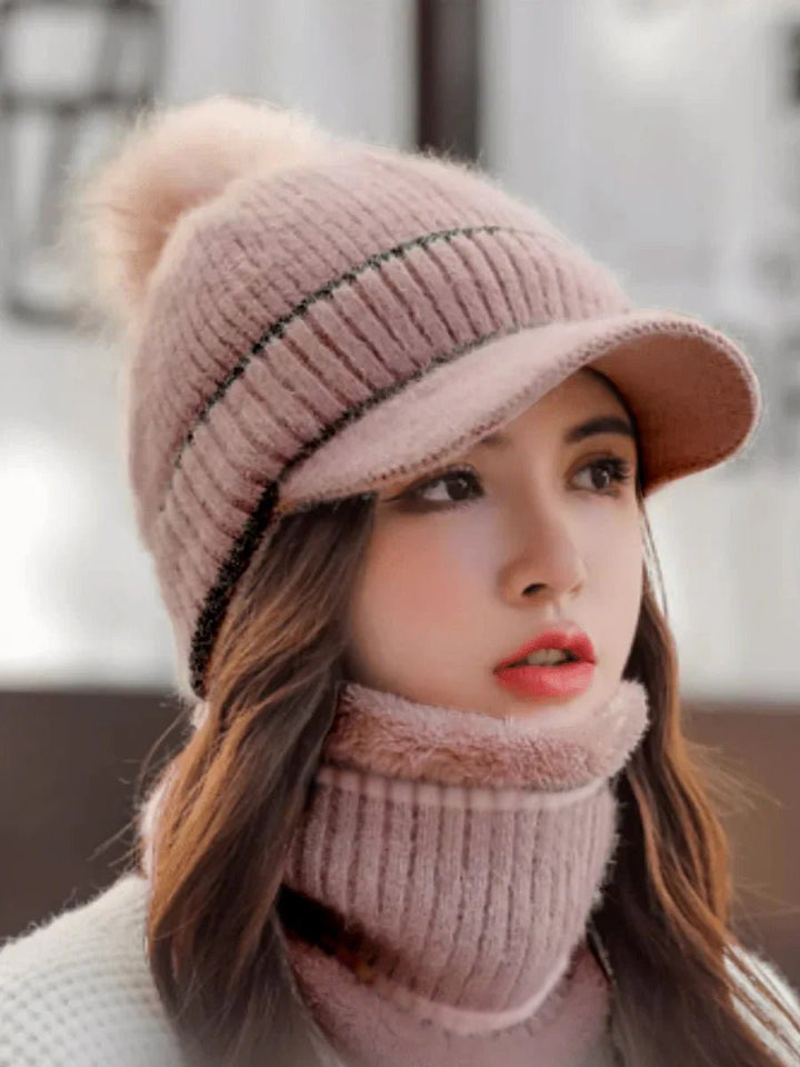 ニット帽 ネックウォーマーセット ch050 - Chamule