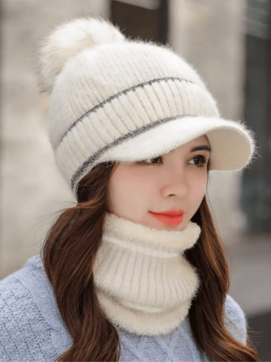 ニット帽 ネックウォーマーセット ch050 - Chamule