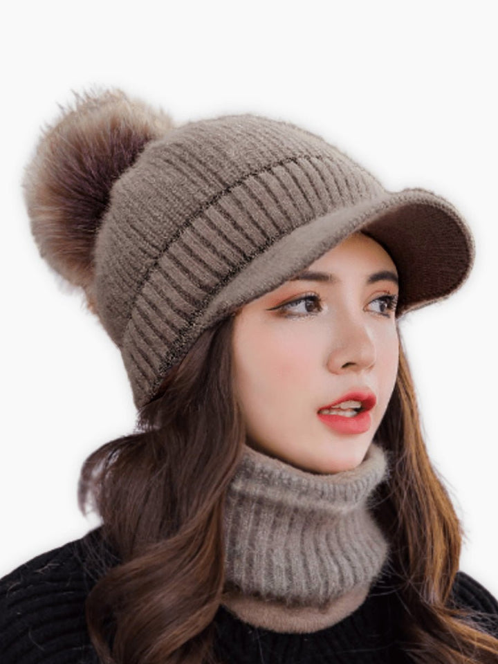 ニット帽 ネックウォーマーセット ch050 - Chamule