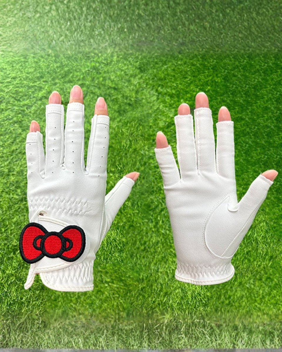 リボンアクセント ゴルフグローブ　CH1001 - Chamule