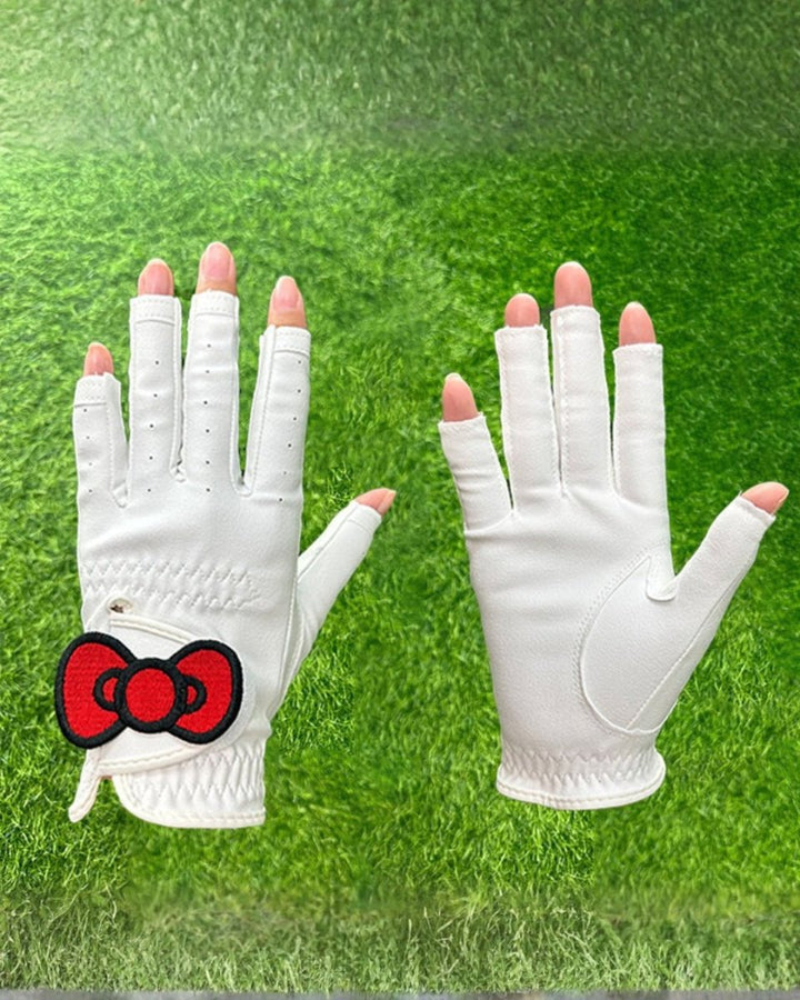 リボンアクセント ゴルフグローブ　CH1001 - Chamule