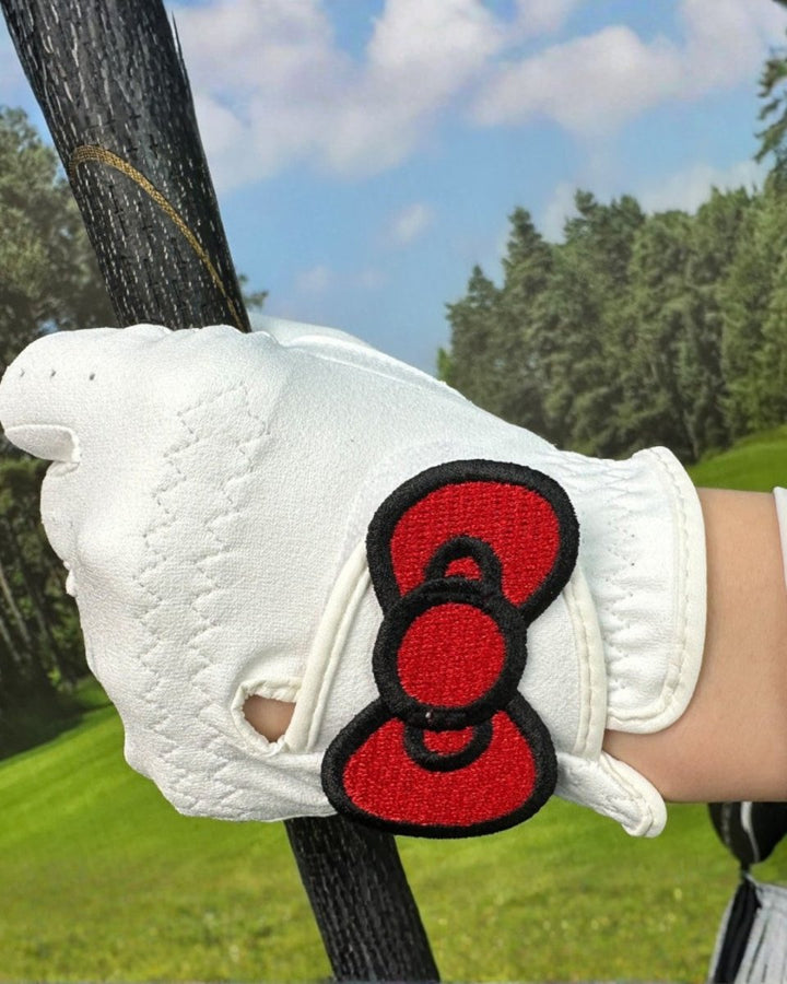 リボンアクセント ゴルフグローブ　CH1001 - Chamule