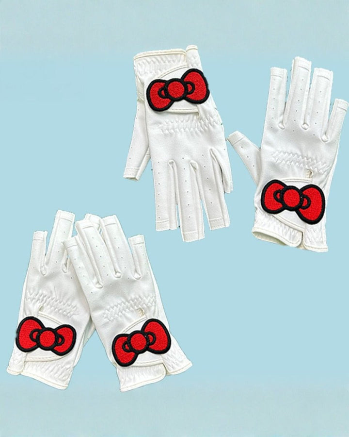 リボンアクセント ゴルフグローブ　CH1001 - Chamule