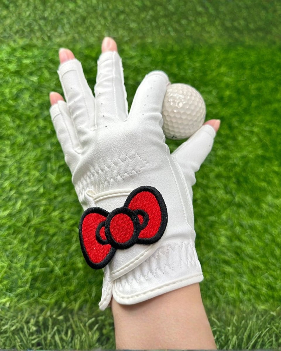 リボンアクセント ゴルフグローブ　CH1001 - Chamule