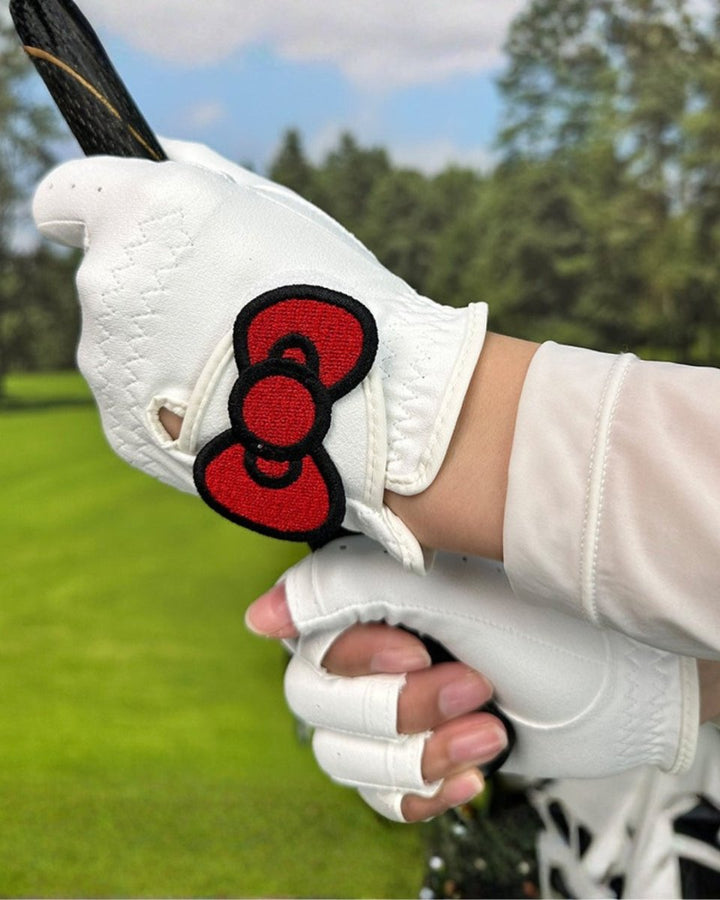 リボンアクセント ゴルフグローブ　CH1001 - Chamule