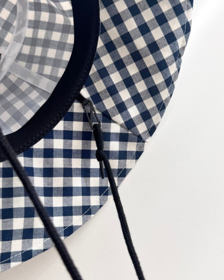 ギンガムロゴ バケットハット（あご紐付き）　CH1006 - Chamule