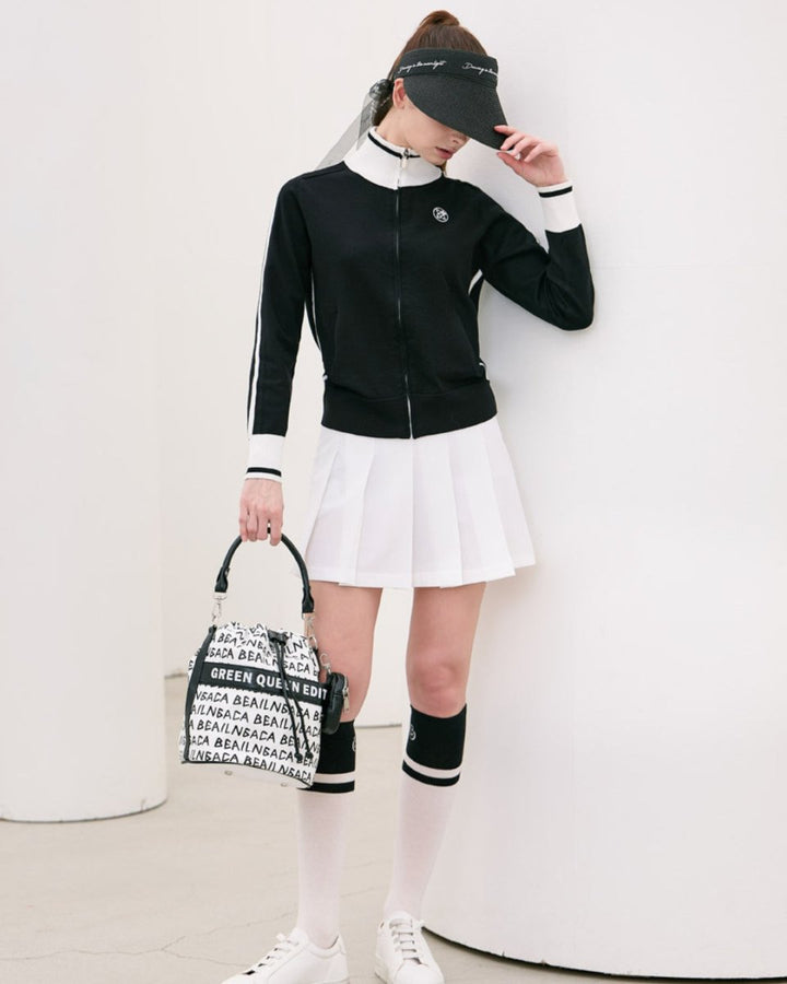 ラインデザイン ジップニットブルゾン　CH1007 - Chamule