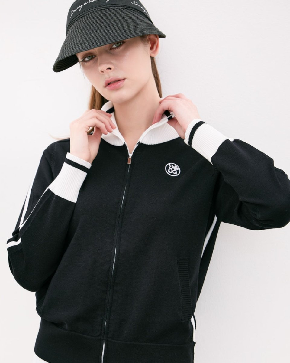 ラインデザイン ジップニットブルゾン　CH1007 - Chamule