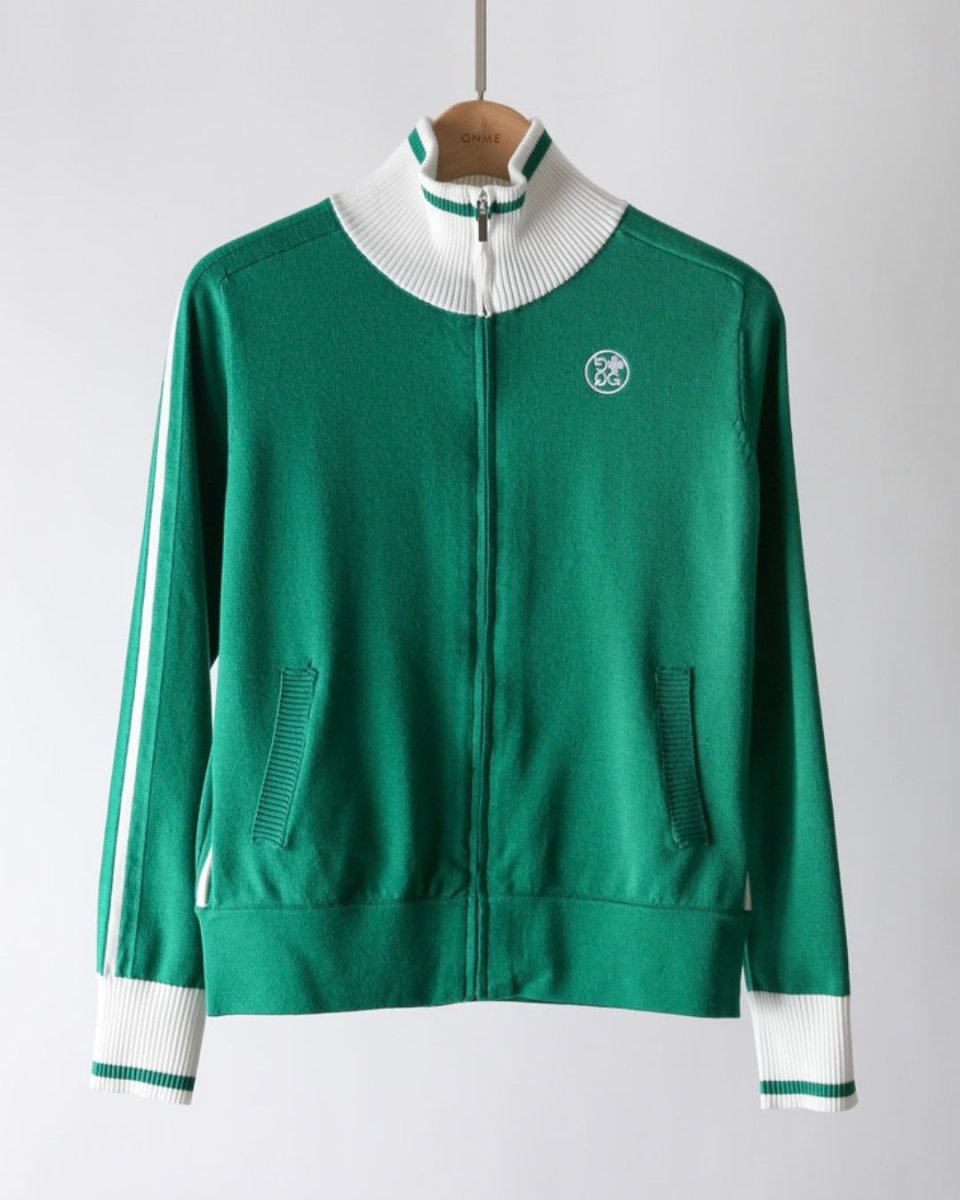 ラインデザイン ジップニットブルゾン　CH1007 - Chamule