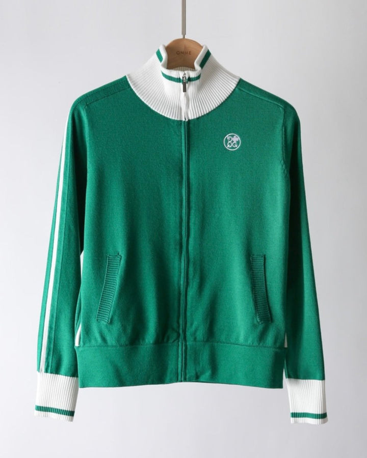 ラインデザイン ジップニットブルゾン　CH1007 - Chamule