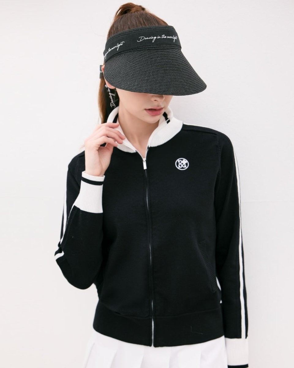 ラインデザイン ジップニットブルゾン　CH1007 - Chamule