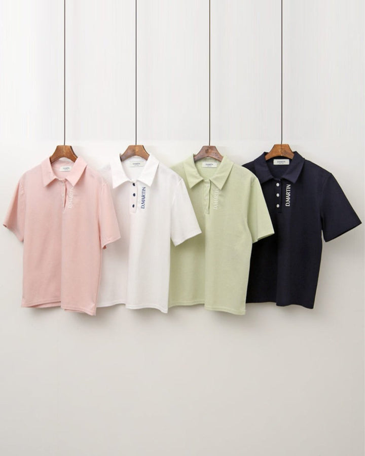 クリーンロゴ 半袖ゴルフポロシャツ　CH1011 - Chamule