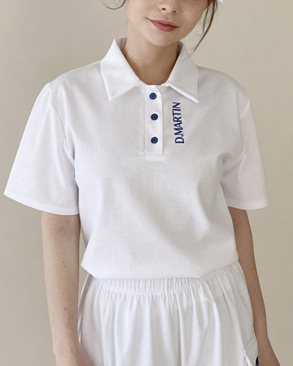 クリーンロゴ 半袖ゴルフポロシャツ　CH1011 - Chamule