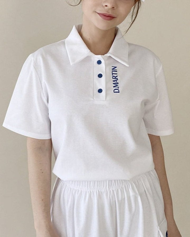 クリーンロゴ 半袖ゴルフポロシャツ　CH1011 - Chamule