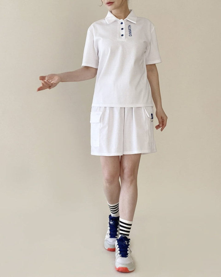 クリーンロゴ 半袖ゴルフポロシャツ　CH1011 - Chamule