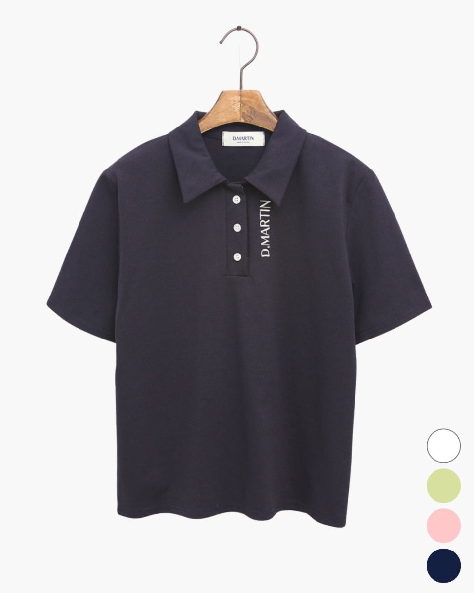 クリーンロゴ 半袖ゴルフポロシャツ　CH1011 - Chamule