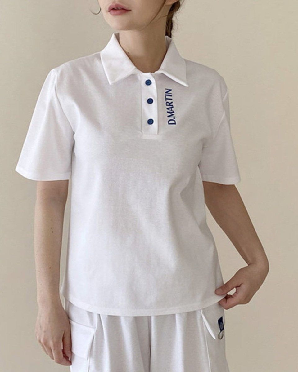 クリーンロゴ 半袖ゴルフポロシャツ　CH1011 - Chamule